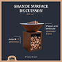 Lou Bouscarian Rond diam 74cm - Brasero en Corten grille et stop food inclus 