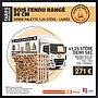 BOX de bois fendu 50cm de 1M3 livré