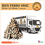 Stères de bois 50cm fendus vrac livrés