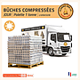 66 paquets Bûches compressées de jour 15kgs livrée